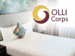 Auckland City Hotel double room OLLI logo